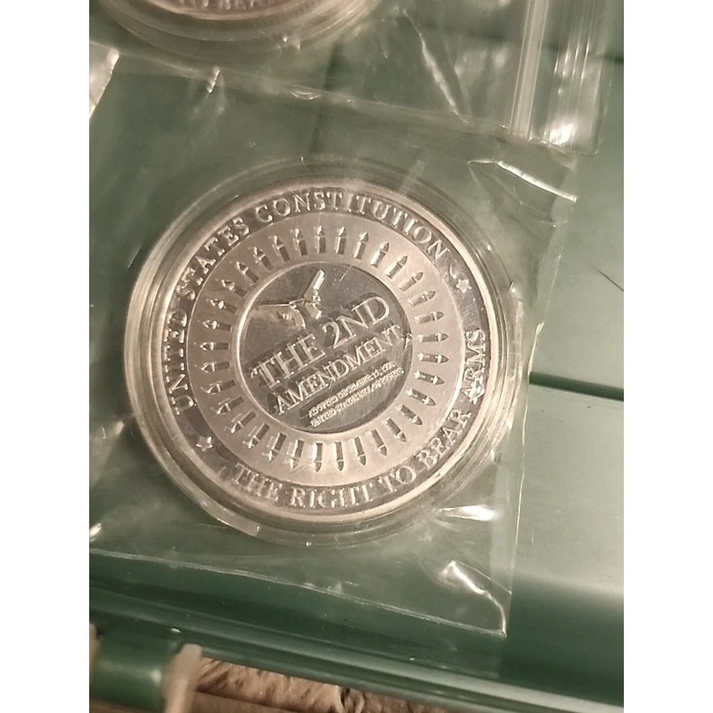 2nd‎ Amendment Challenge Coin 2pc